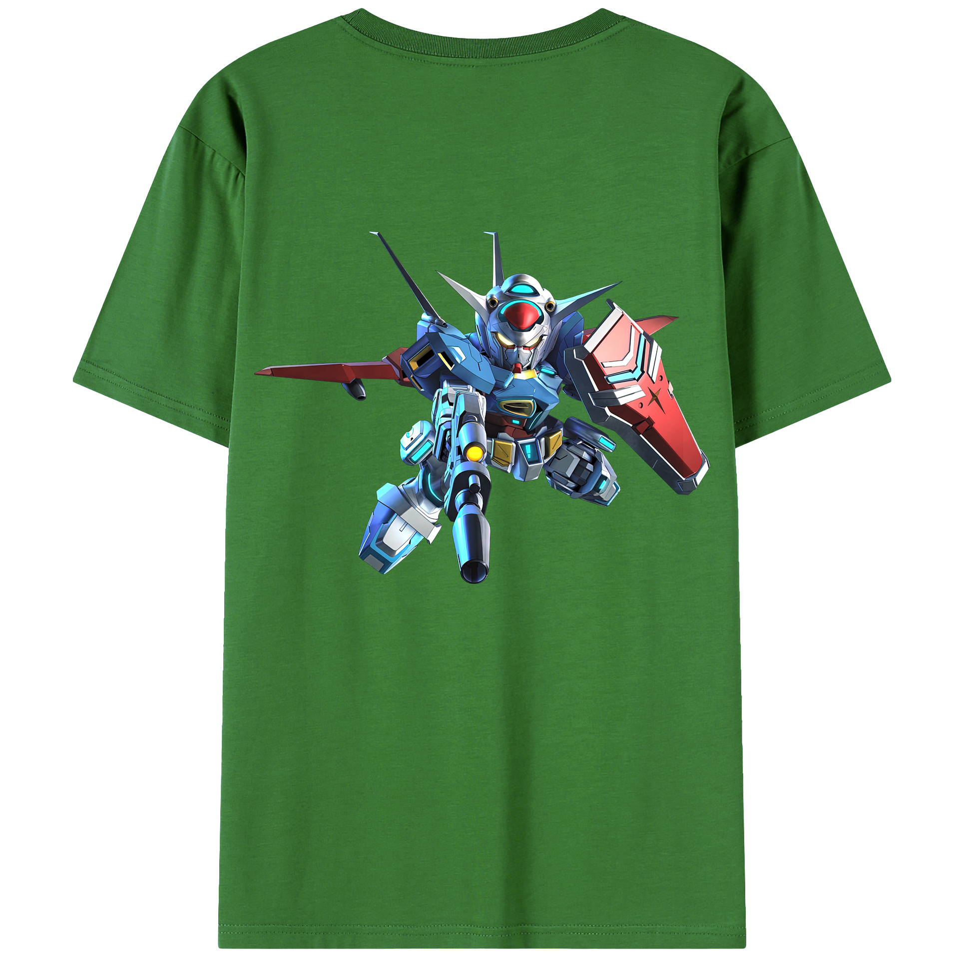 （画像用） 機動戦士ガンダム Mobile Suit Gundam レディース半袖Tシャツ(バックプリント)